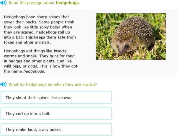 IXL | Read and understand informational passages | Grade 2 English