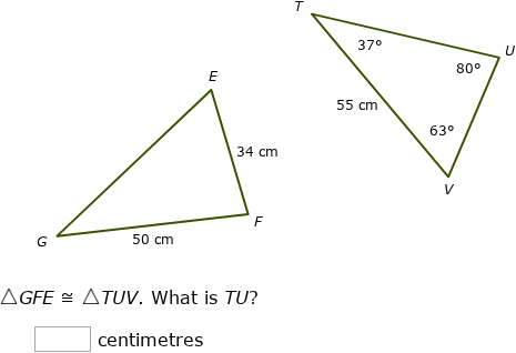 IXL | Solve problems involving corresponding parts of triangles | Grade ...