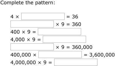 IXL | Multiplication patterns over increasing place values | Grade 5 math