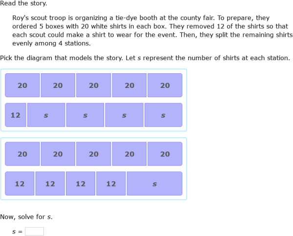 IXL | Use strip diagrams to represent and solve multi-step word ...