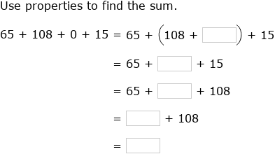 IXL | Add using properties | Grade 5 math