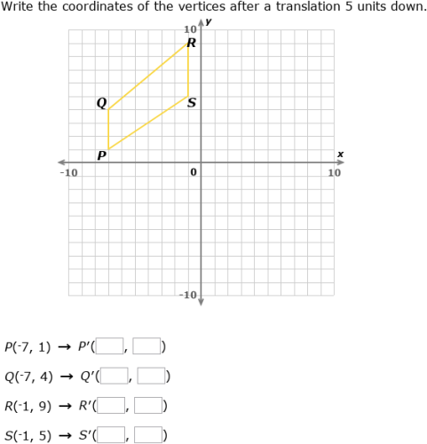 IXL | Translations: find the coordinates | Grade 6 math