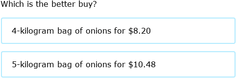 IXL | Unit prices | Grade 7 math