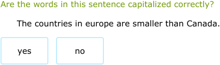 IXL | Capitalizing the names of places and geographic features | Grade ...