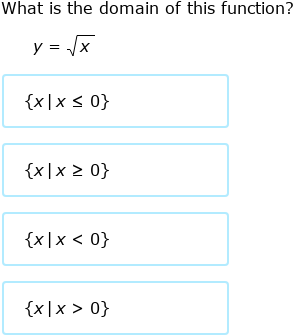 IXL | Domain and range | Grade 12 math
