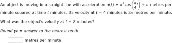 IXL - Relate position, velocity, speed and acceleration using integrals ...