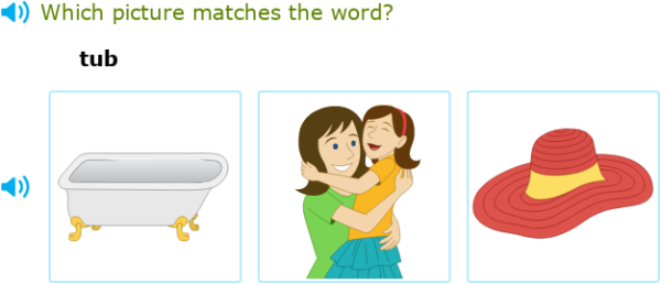 IXL | Choose the picture that matches the short u word: lowercase | Jr ...