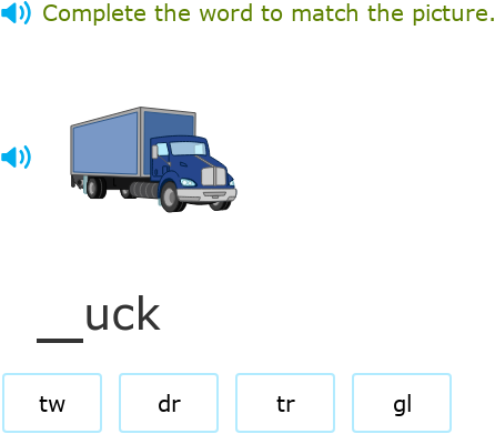 IXL | Complete the word with the right initial consonant blend | Grade ...