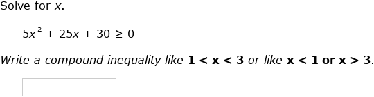 Ixl Solve Quadratic Inequalities Grade 11 Math