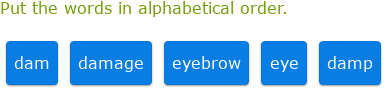 IXL | Order alphabetically: challenge | Grade 3 English language arts